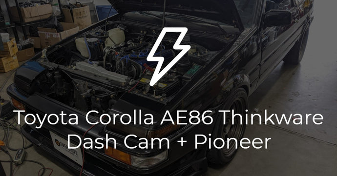 Toyota AE86 Coupe Thinkware U1000 and Pioneer NEX Install