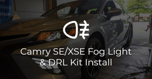 Camry SE/XSE Fog Light and DRL Kit Install