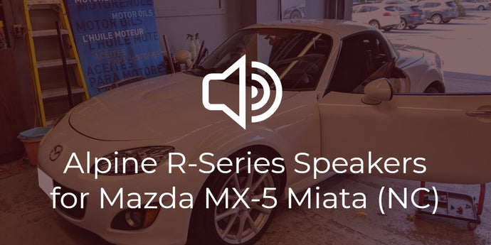 Mazda MX-5 NC Alpine R-Series Speaker Install