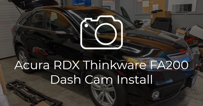 Acura RDX Thinkware FA200 2-Channel Dash Cam