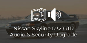 Nissan Skyline R32 GTR Audio Upgrades and Alarm