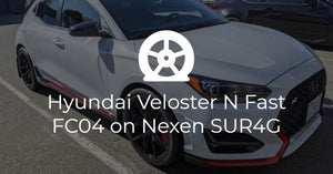 Hyundai Veloster N Fast FC04 18x8 +40 on Nexen SUR4G