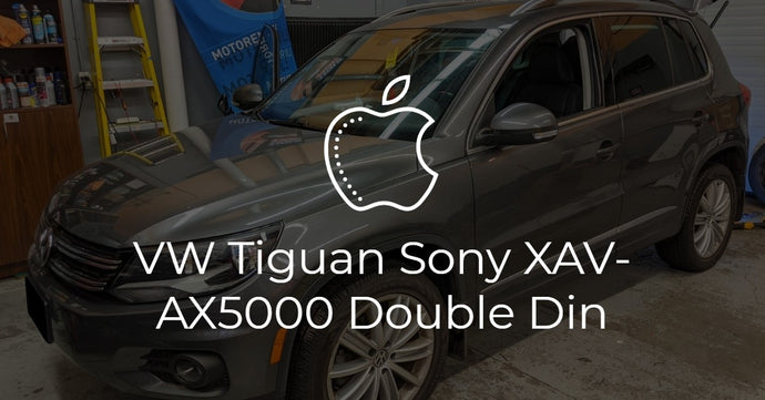 Volkswagen Tiguan Sony AX5000 Install