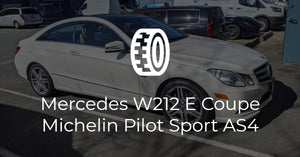 Mercedes W212 E350 Coupe Michelin Pilot Sport All Season 4