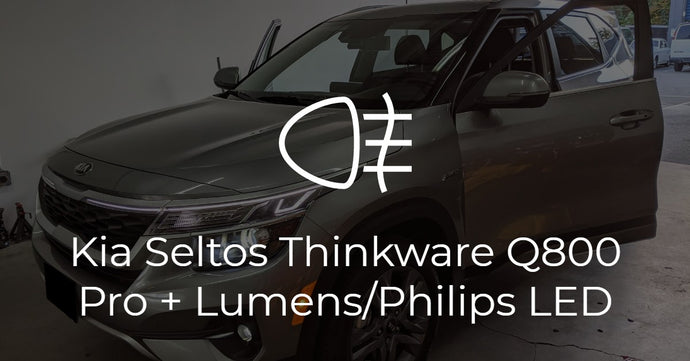 Kia Seltos Thinkware Q800 Pro + LED Lighting Upgrades