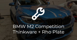 BMW M2 Competition (F87) Thinkware Q800 Pro and Rho-Plate Install