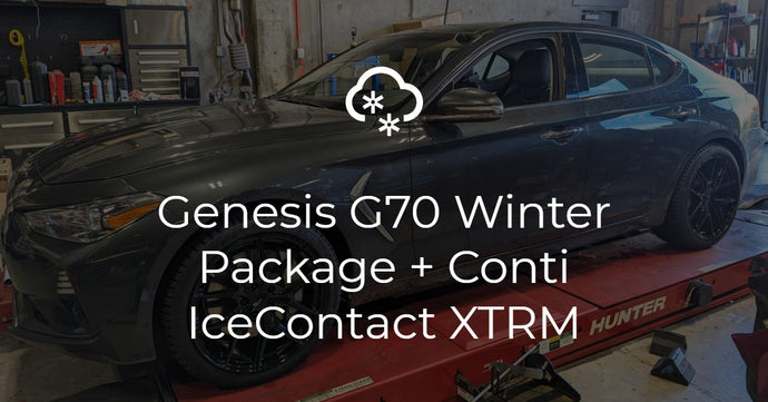 Genesis G70 Winter Package + Conti IceContact XTRM
