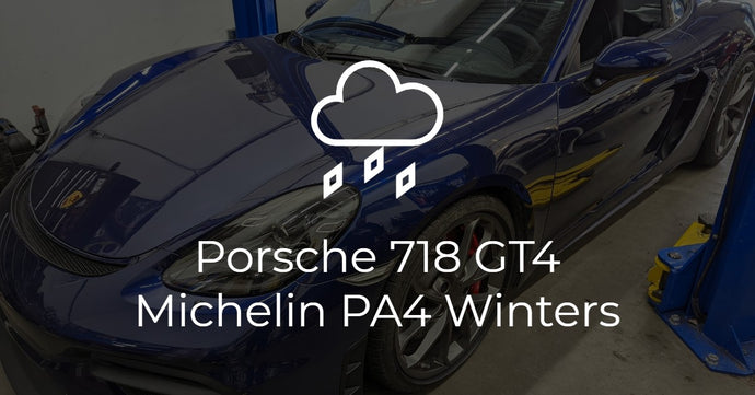 Porsche 718 GT4 Michelin Pilot Alpin 4 Winter Tires