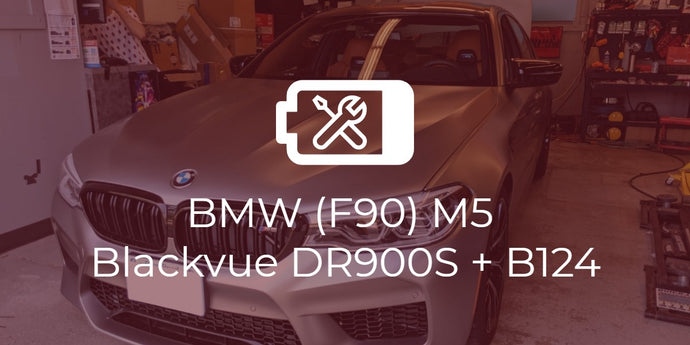 BMW M5 (F90) Blackvue DR900S-2CH + B124 Install