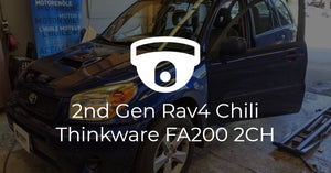 2nd Gen Toyota Rav4 Thinkware FA200 2CH Dash Cam