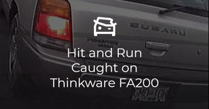Hit and Run Caught on Thinkware FA200