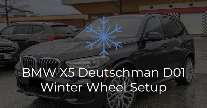BMW X5 Deustchman D01 Winter Wheel Setup