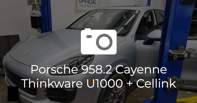 Porsche Cayenne 958.2 Thinkware U1000 + Cellink Neo Dash Cam Setup