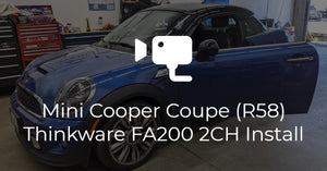 Mini Cooper Coupe Thinkware FA200 Install (R58)