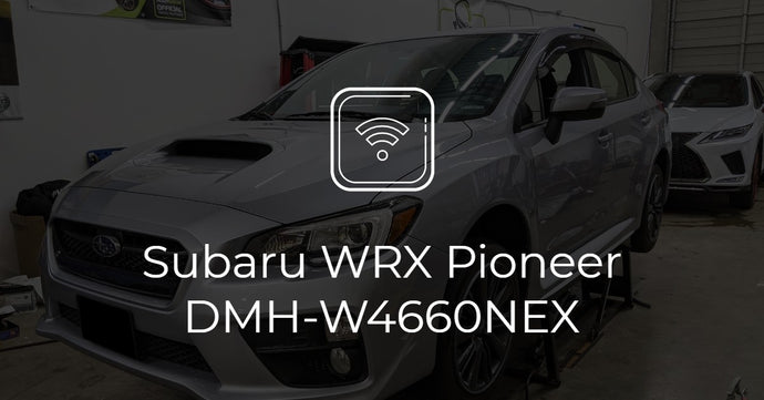 2017 Subaru WRX Pioneer DMH-W4660NEX and Alloygator