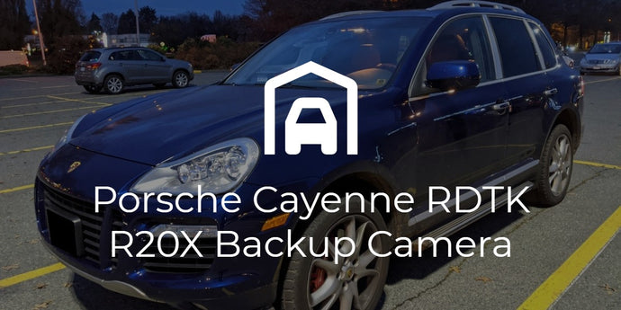 RDTK R20X Backup Camera in Porsche Cayenne