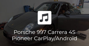 Porsche 997 Carrera 4S Pioneer Double Din and Backup Camera