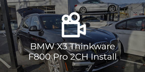 BMW X3 (G01) Thinkware F800 Pro On-Site Install
