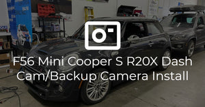 F56 Mini Cooper R20X Dash Cam + Backup Camera