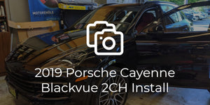 2020 Porsche Cayenne Blackvue Dash Cam Install