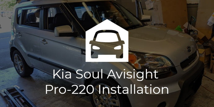 Kia Soul Avisight Rearview Mirror Dash Cam/Backup Cam Install