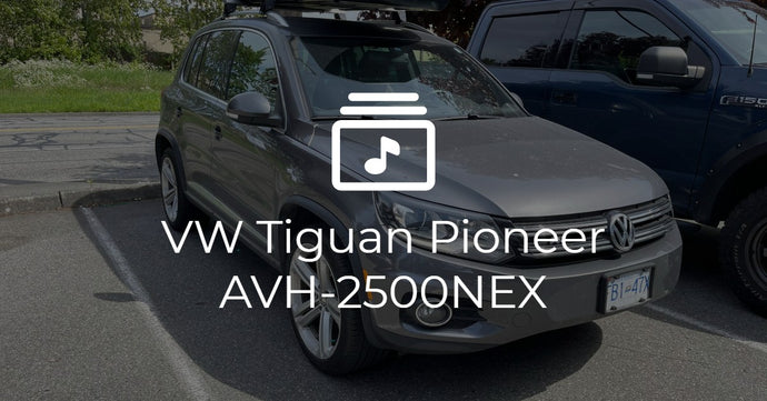 Volkswagen Tiguan Pioneer AVH-2500NEX Install