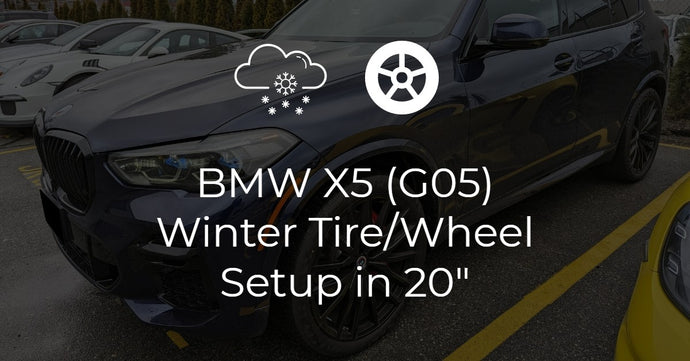 BMW X5 (G05) Winter Tire/Wheel Setup in 20"