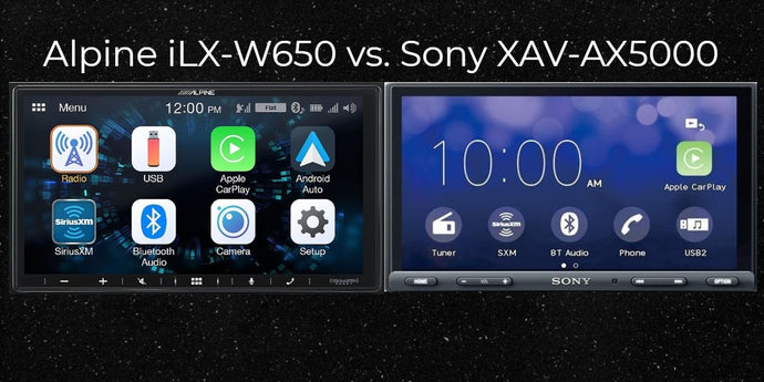 Alpine iLX-W650 vs. Sony XAV-AX5000