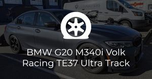 BMW G20 M340i on Volk TE37 Ultra Track Edition II