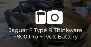 Jaguar F-Type R Thinkware F800 Pro + iVolt Battery Install
