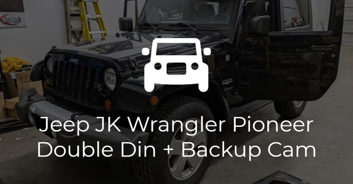 2009 JK Wrangler Pioneer DMH-2660NEX and Backup Camera Install