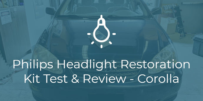 Philips Headlight Restoration Kit Review - Toyota Corolla