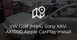 Volkswagen Golf (MK4) Sony XAV-AX1000 Apple CarPlay Install