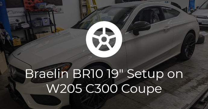 Braelin BR10 Staggered Wheels on W205 C300 Coupe