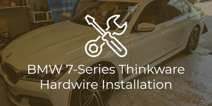 BMW 7 Series Thinkware Dash Cam Install