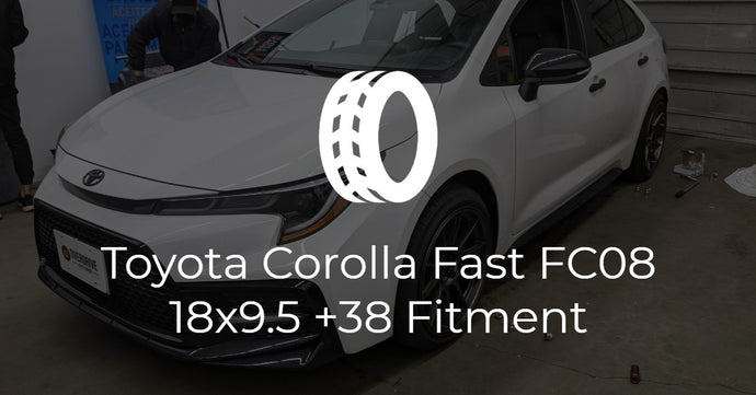 Toyota Corolla Fast FC08 18x9.5 +38