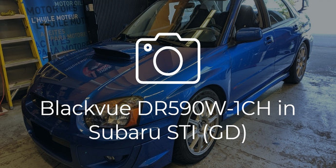 Subaru Impreza WRX STI with Blackvue DR590W-1CH