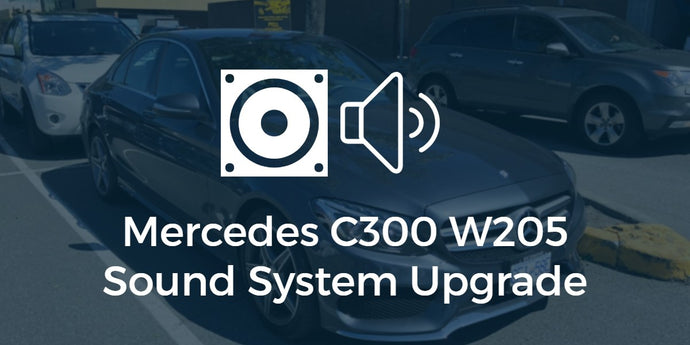 Mercedes C300 (W205) Sound System Upgrade