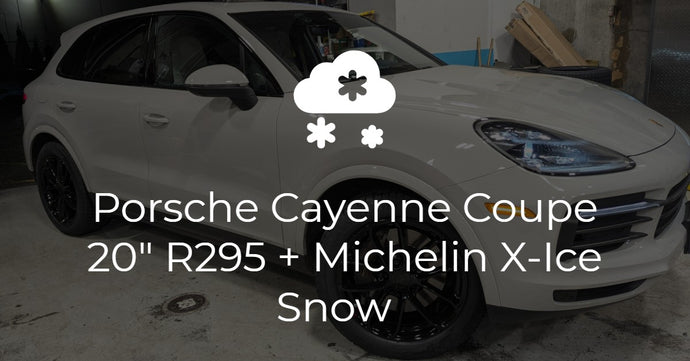 Porsche Cayenne Coupe R295 and Michelin X-Ice Snow SUV