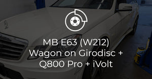 MB E63 (W212) Girodisc + TW Q800 Pro 2CH + iVolt