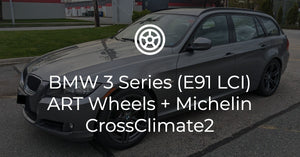 BMW 3 Series (E91 LCI) ART Wheels + Michelin Cross Climate 2