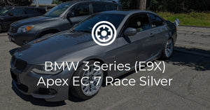 BMW E90 LCI Sedan 3 Series with 18 EC-7 in Race Silver on BMW E90 E91 LCI  - Apex Album