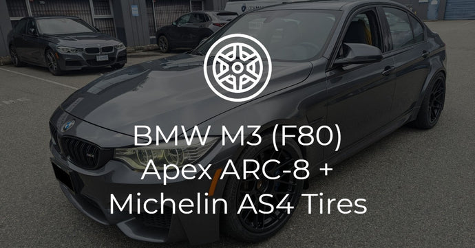 BMW M3 (F80) Apex ARC-8 + Michelin AS4 Tires