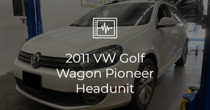 2011 VW Golf Wagon (MK6) Pioneer DMH-1700NEX Install
