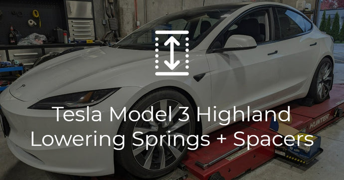 Tesla Model 3 Highland H&R Lowering Springs and Spacers