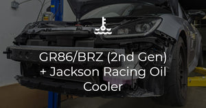 Toyota GR86/Subaru BRZ + Jackson Racing Oil Cooler