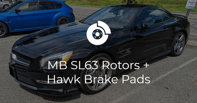 2014 Mercedes SL63 AMG Rotors + Hawk Brake Pads