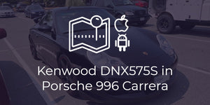 Kenwood DNX575S in Porsche 996 Carrera