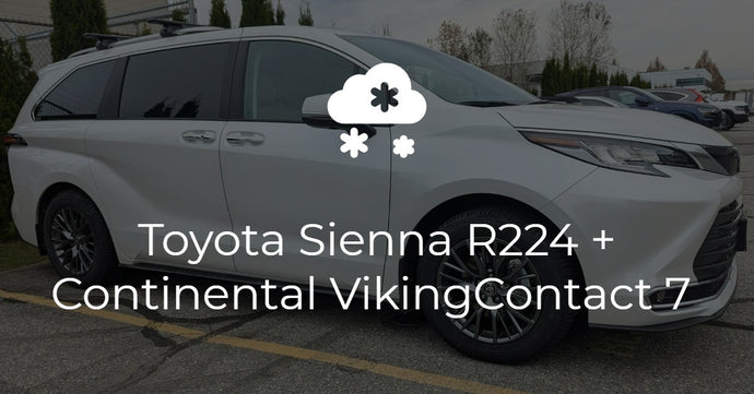 Toyota Sienna Winter Package (R224 + VikingContact7)