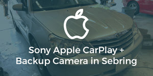 Chrysler Sebring Sony Receiver + Backup Camera